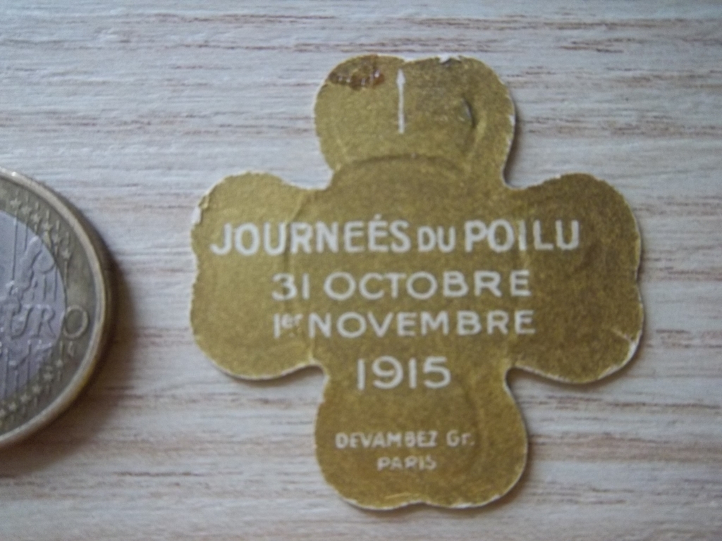 Insigne, broche  Journée Poilu 1915  René Lalique WW1 FRANCE VERDUN